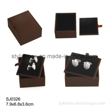 Square Paper Cufflink Present Box (SJ0326)